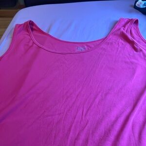 COPY - WOMANS  FADED GLORY TANK TOP PINK SUXE 5X 30W/32W